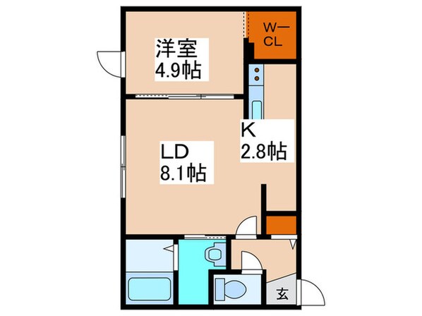 LEVANTE Ⅷの物件間取画像